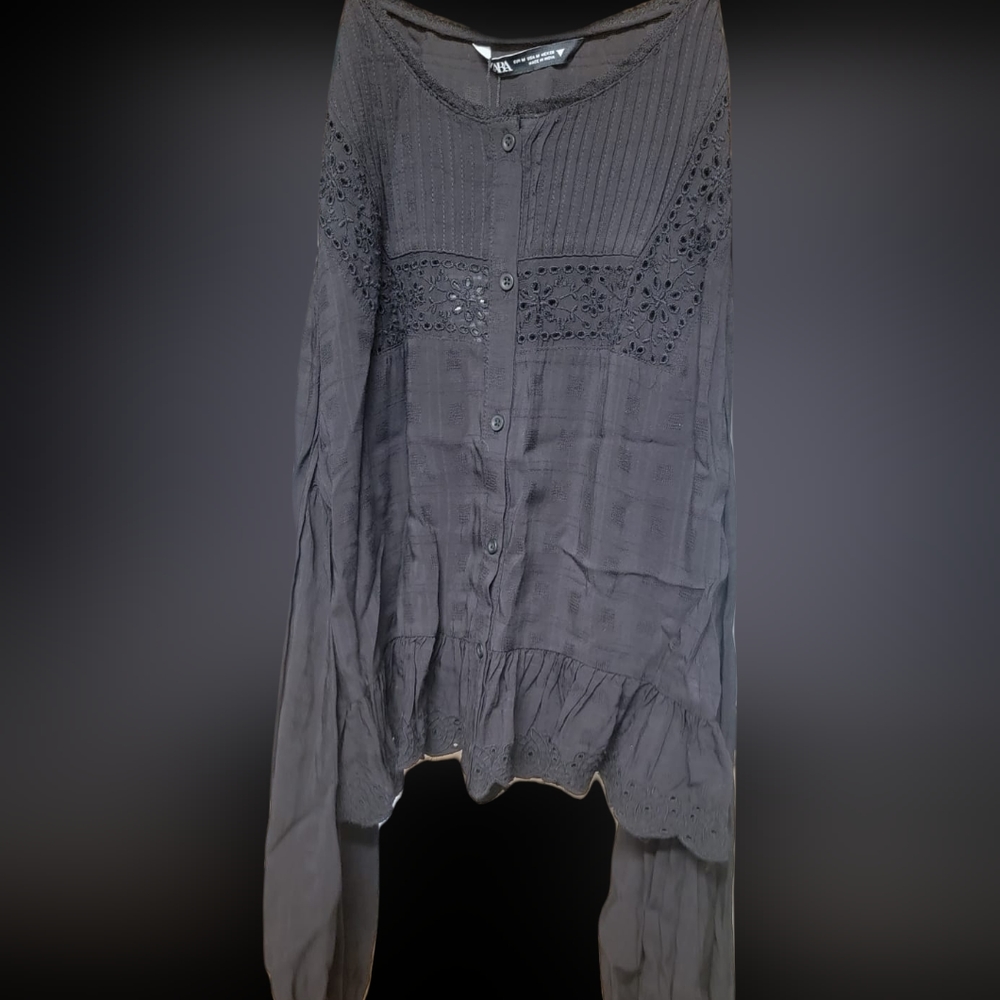 Zara blouse black sixe M